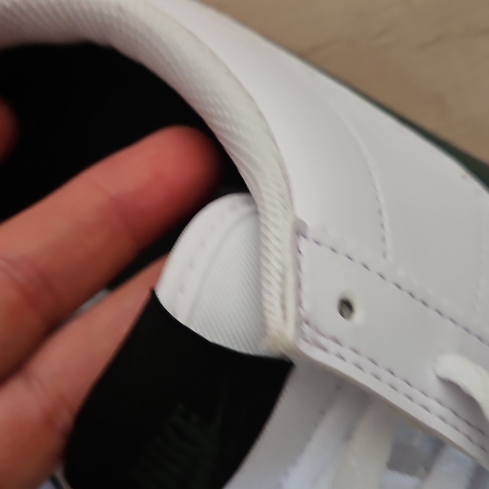 Nike Cortez Green And White Sneakers 5.5 - Picture 6 of 9